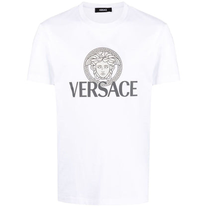 Versace Medusa logo-print T-shirt Topwear