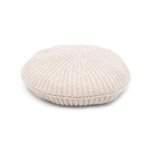 Ganni Ribbed wool hat Scarves Hats & Gloves