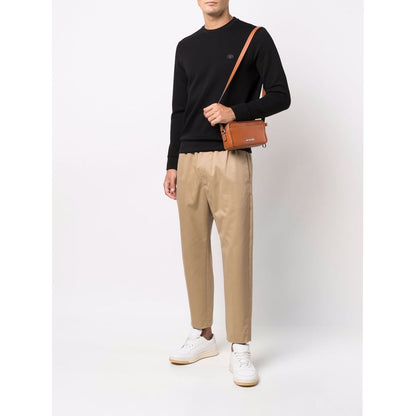 Emporio Armani logo-patch crew-neck Sweatshirt Topwear