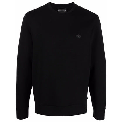 Emporio Armani logo-patch crew-neck Sweatshirt Topwear