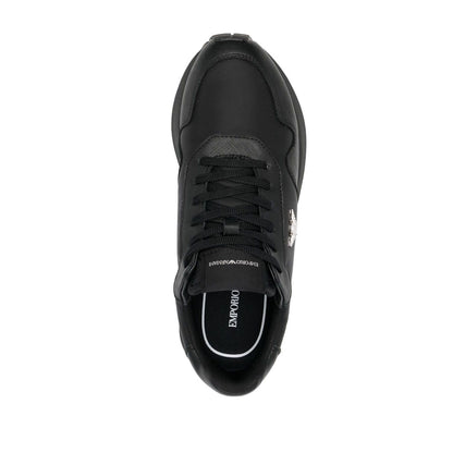 Emporio Armani chunky sole leather sneakers Sneakers
