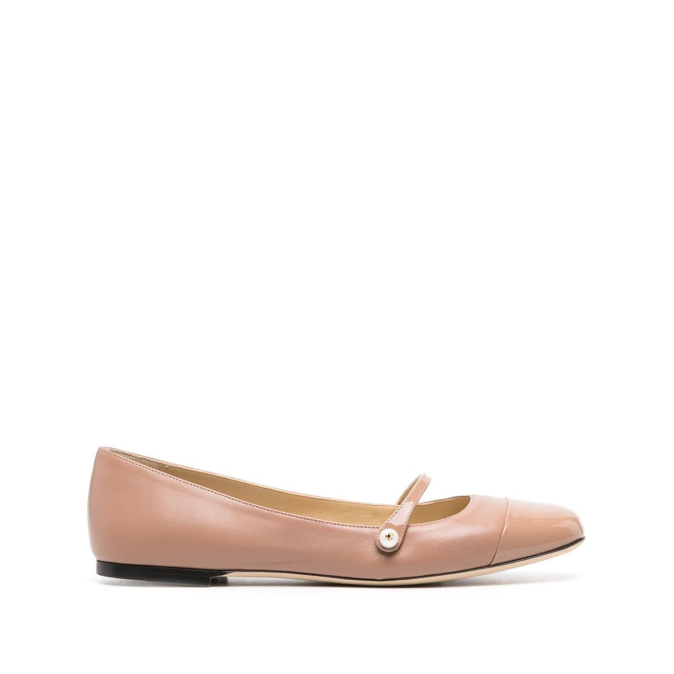 Jimmy Choo Elisa leather ballerina shoes Flat Shoes