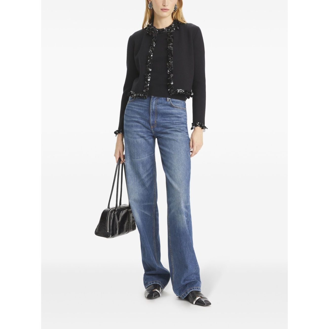 Tory Burch Sweaters Black Topwear