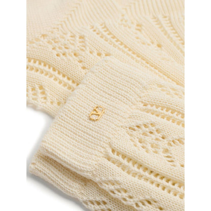 Valentino Perforated Cotton Socks with Vlogo Beachwear & underwear