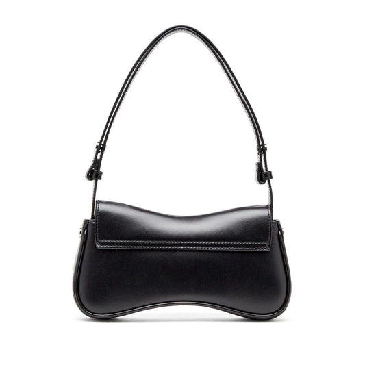 Diesel Play-Semi gloss leather shoulder bag Clutches
