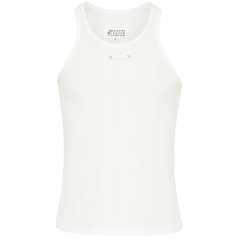 Maison Margiela Fancy ribbed tank top Topwear