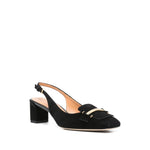 Tod's 50mm Suede Pumps with Back Strap