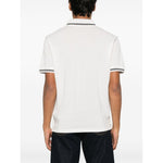 Emporio Armani Piqué polo shirt with piped collar Topwear