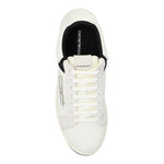 EMPORIO ARMANI EXCLUSIVE Emporio Armani Leather sneakers with suede details and eagle plaque
