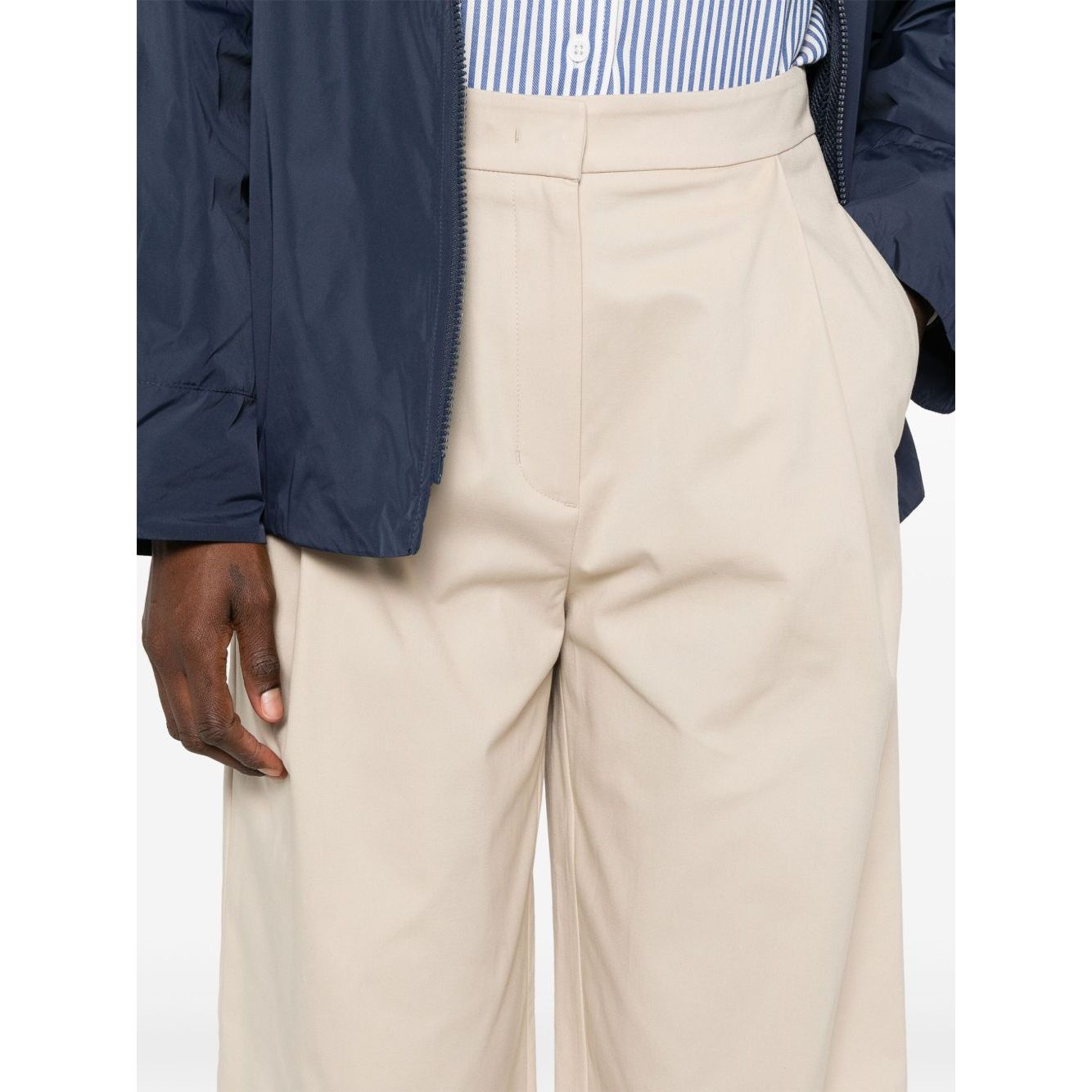 Emporio Armani wide leg trousers