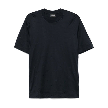 Emporio Armani Allover Logo T Shirt Topwear
