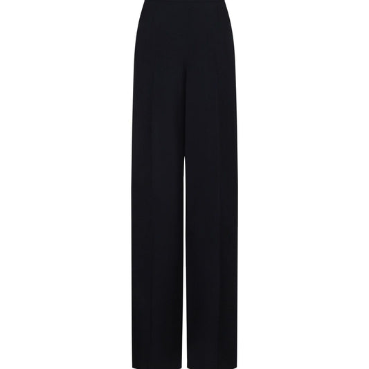 Emporio Armani Straight trousers in silk cady Trousers
