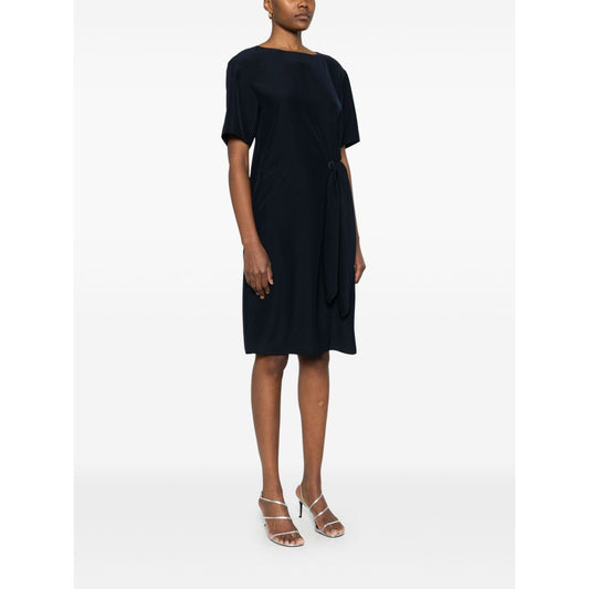 Emporio Armani Short dress with side knot Dresses