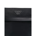 Emporio Armani ASV recycled-nylon flat shoulder bag Shoulder