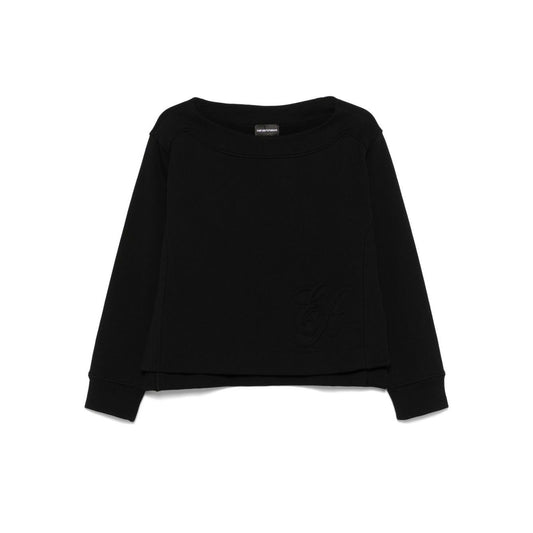 Emporio Armani logo embossed sweatshirt Topwear