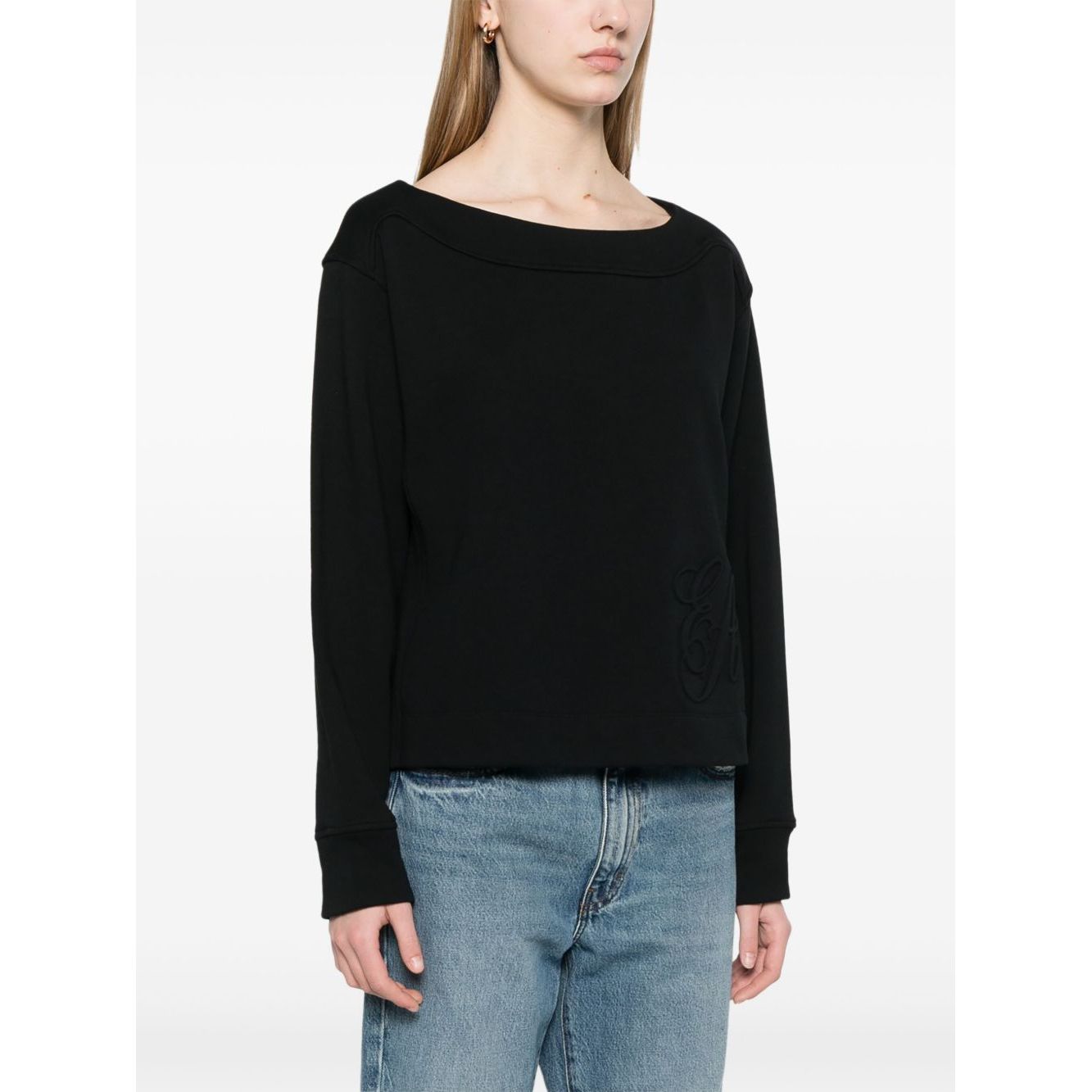 Emporio Armani logo embossed sweatshirt Topwear
