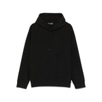Emporio Armani logo embroidered hoodie Topwear