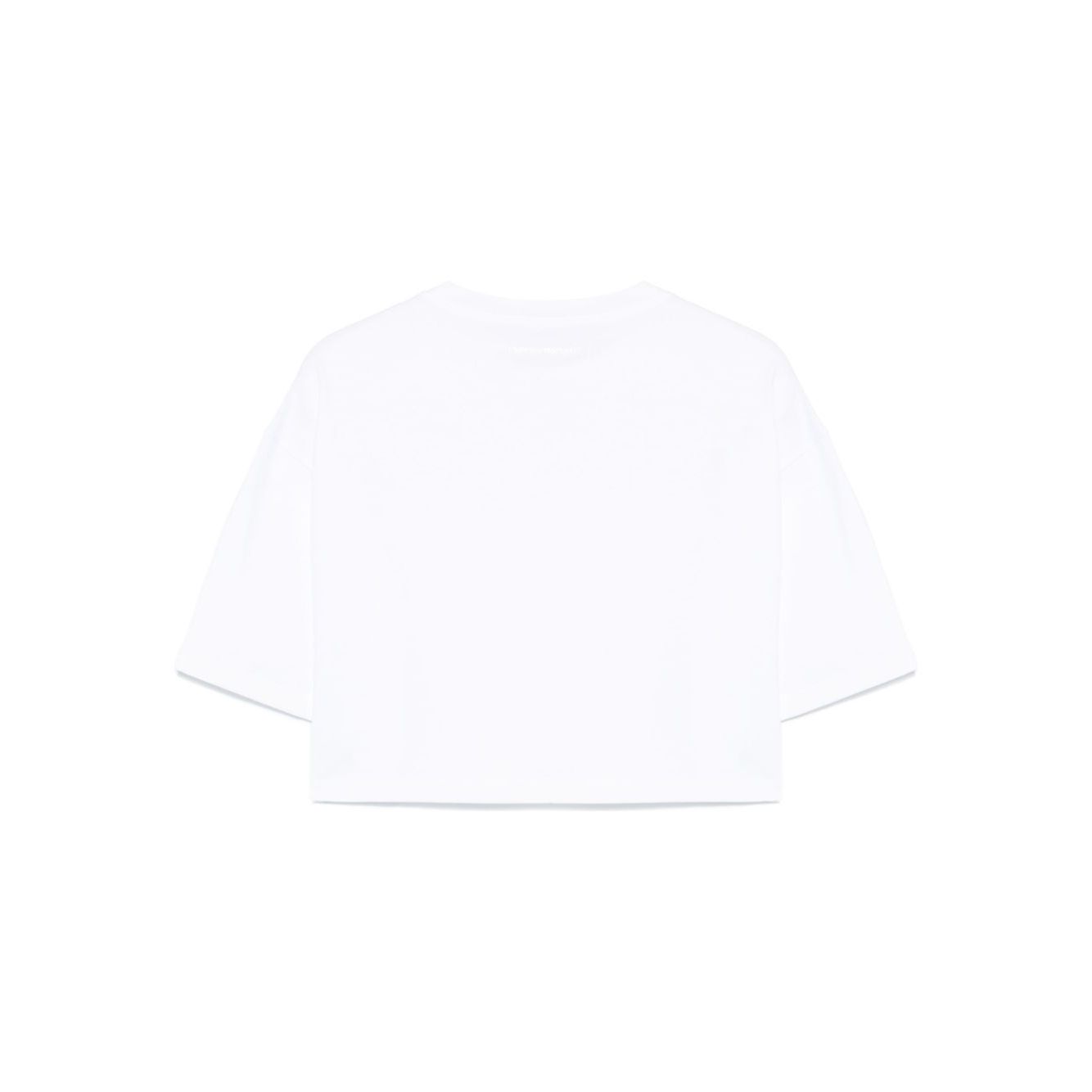 Emporio Armani crewneck crop top Topwear