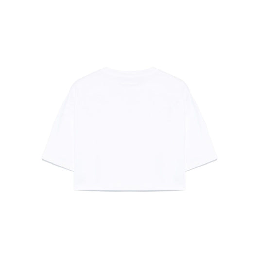 Emporio Armani crewneck crop top Topwear