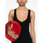 Emporio Armani Seamless, links-stitch knit long dress Dresses