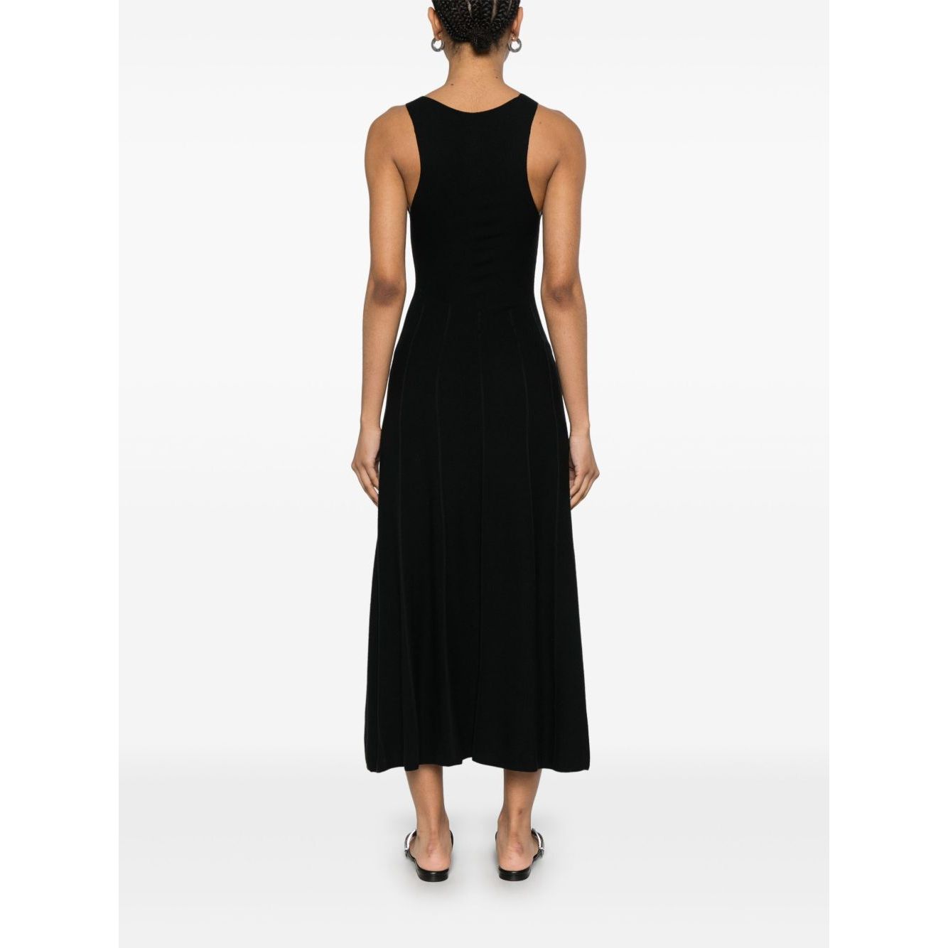 Emporio Armani Seamless, links-stitch knit long dress Dresses