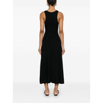 Emporio Armani Seamless, links-stitch knit long dress Dresses