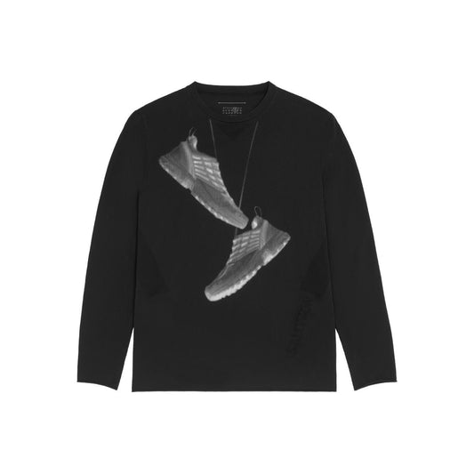 MM6 X SALOMON T-shirts and Polos Black Topwear
