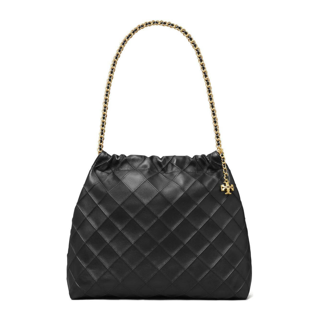 Front view with bag zipped and handles upright.