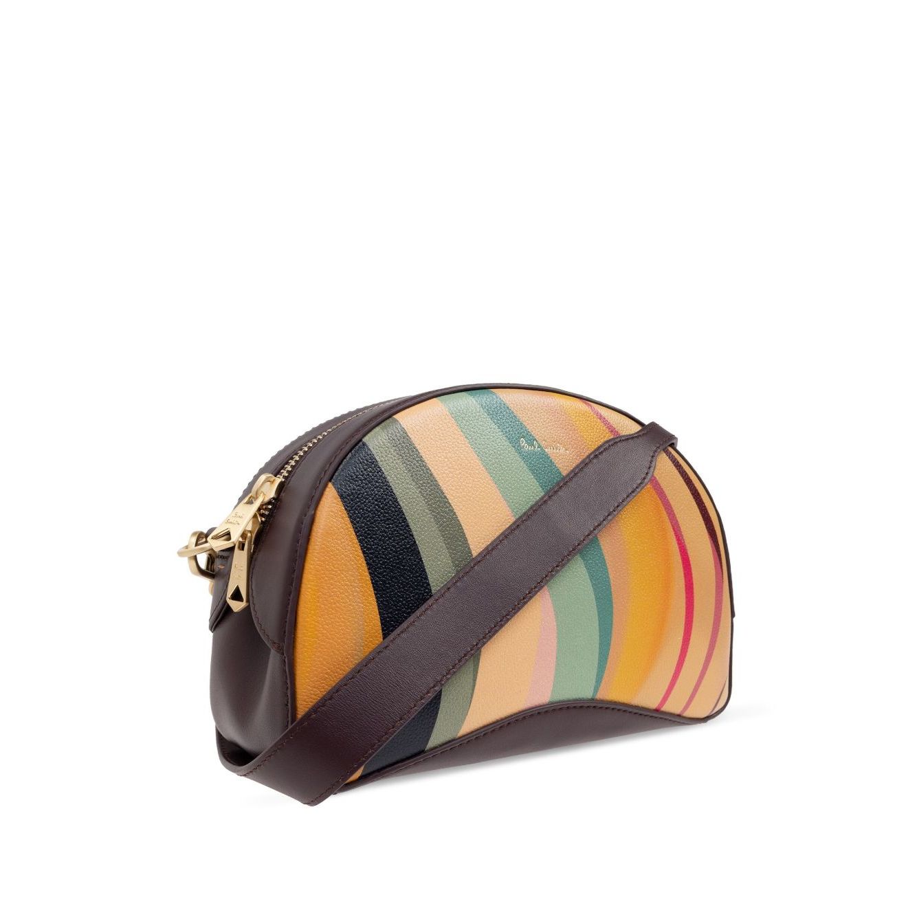 Front view with bag zipped and handles upright.