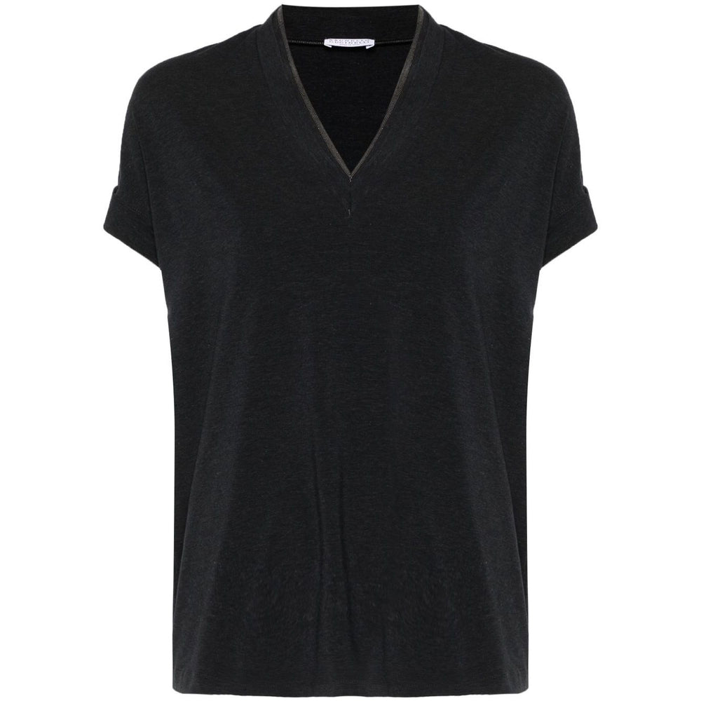 Brunello Cucinelli T-shirts and Polos Grey