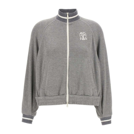 Brunello Cucinelli Sweaters Grey