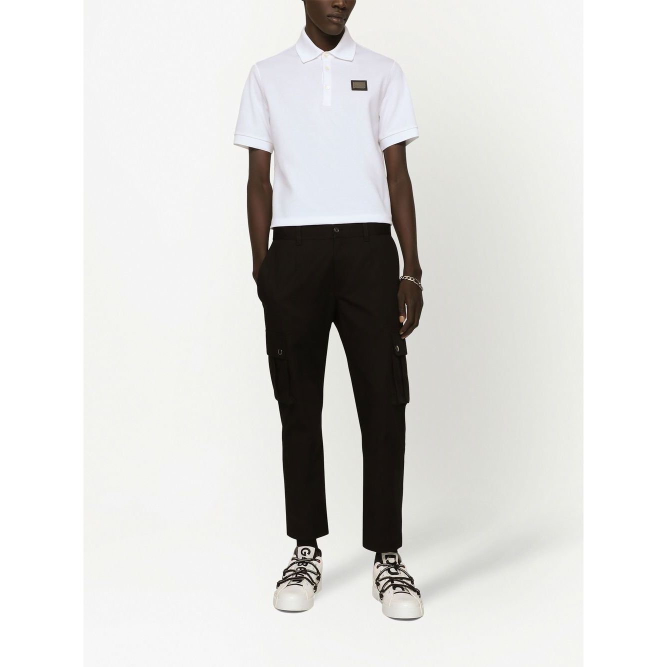 Dolce & Gabbana Logo cotton polo shirt Topwear