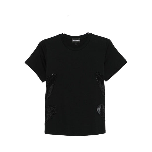 Emporio Armani T-shirts and Polos Black Topwear