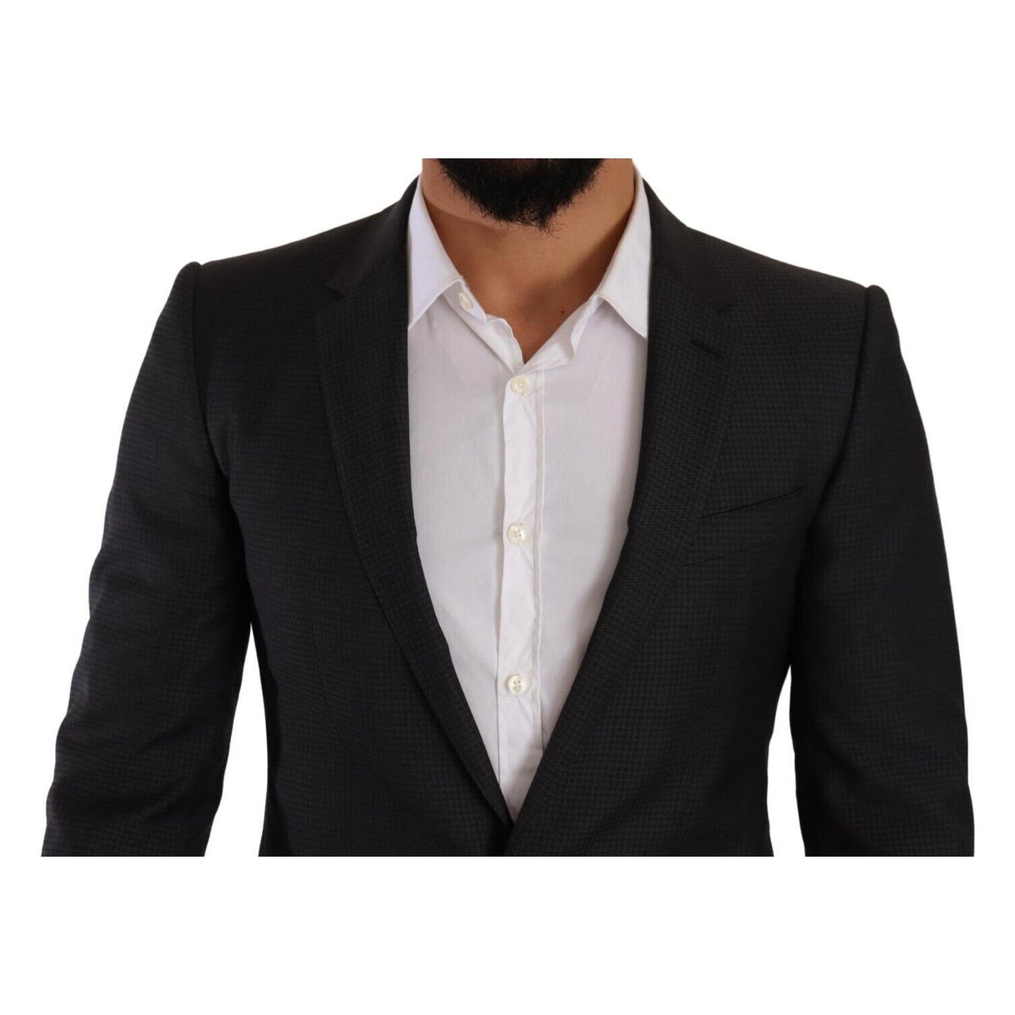 Dolce & Gabbana Black MARTINI Single Breasted 2 Piece Suit KOS1782 - 46