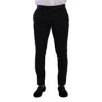 Dolce & Gabbana Black Fantasy GOLD Wool Slim Fit 2 Piece Suit