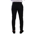 Dolce & Gabbana Black Fantasy GOLD Wool Slim Fit 2 Piece Suit