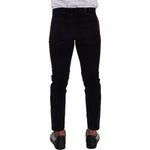 Dolce & Gabbana Blue Cotton Stretch Skinny Corduroy Jeans