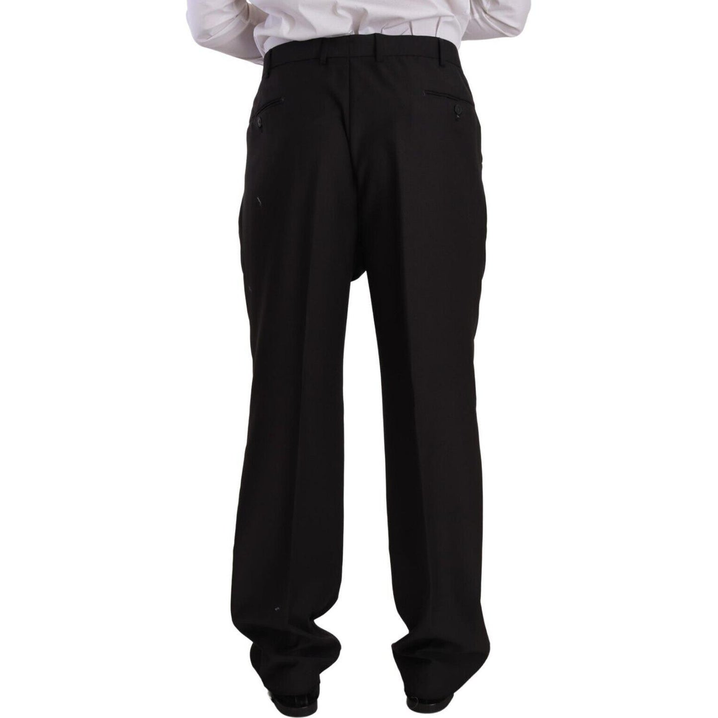 Domenico Tagliente Gray Polyester Single Breasted Formal Suit KOS1943 - 53
