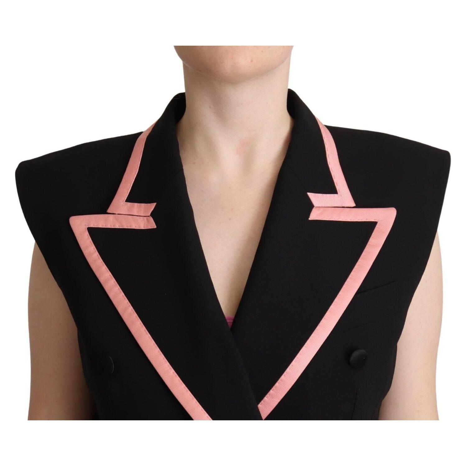 جمبسوت دولتشي آند غابانا الأنيق المصنوع من مزيج الصوف بدون أكمام