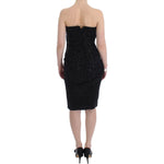 Masha Ma Elegant Strapless Black Dress Masha Ma Tan