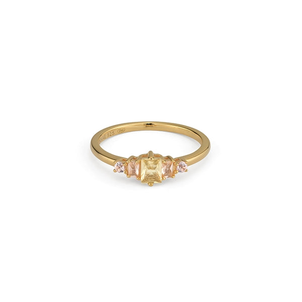 Gold ring with intricate design from 24KAE JEWELS JEWELRY Mod. 12467Y/58