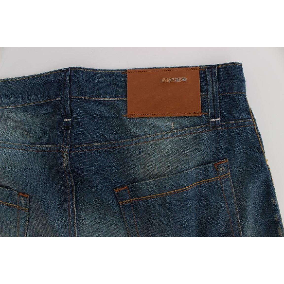 بنطلون جينز فضفاض أنيق منخفض الخصر من Acht Chic