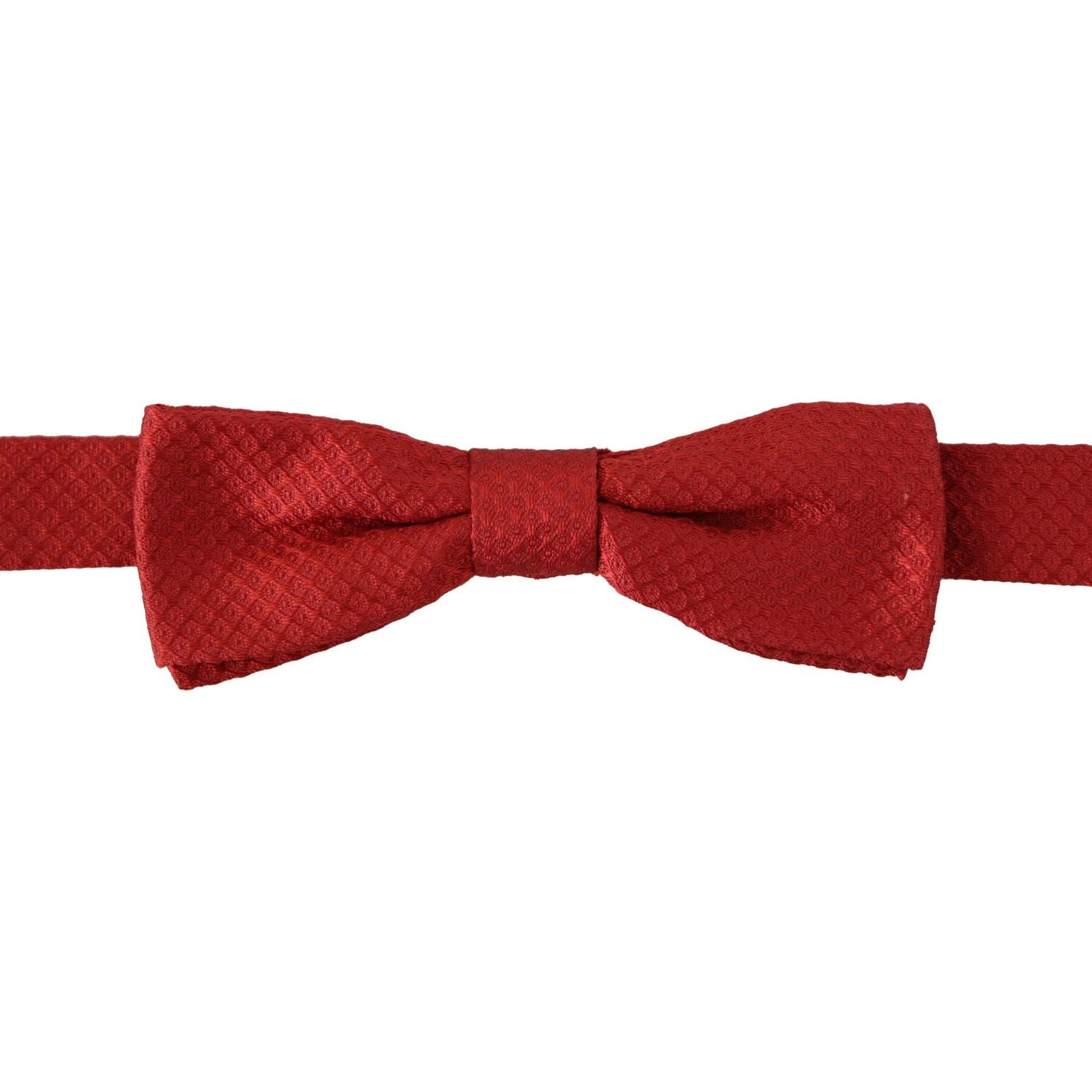 Dolce & Gabbana Red 100% Silk Adjustable Neck Papillon Tie