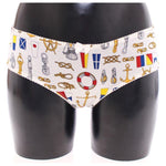 Dolce & Gabbana White Sailor Bra Panty Stretch Underwear