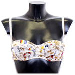 Dolce & Gabbana White Sailor Bra Panty Stretch Underwear