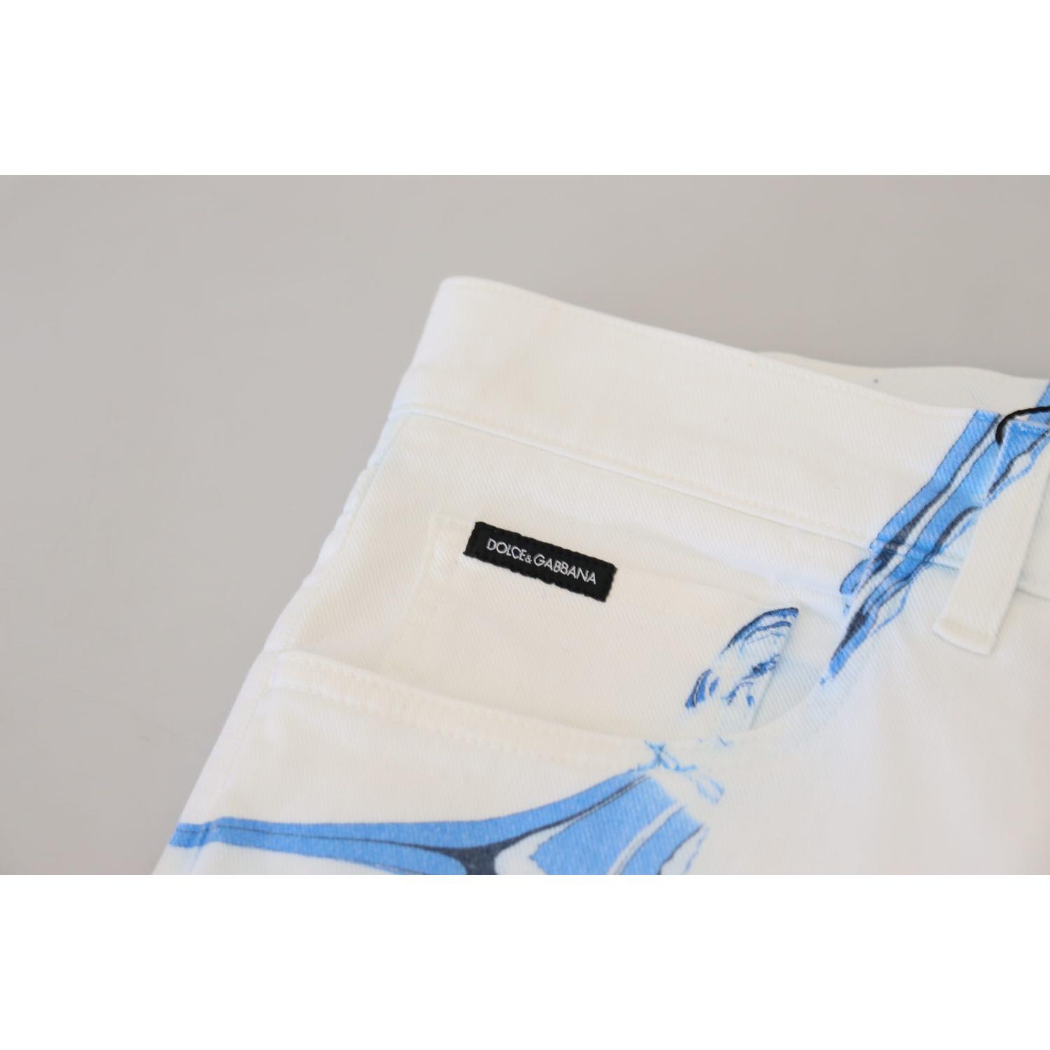 بنطلون جينز كاجوال أنيق بقصّة Slim Fit من Dolce &amp; Gabbana