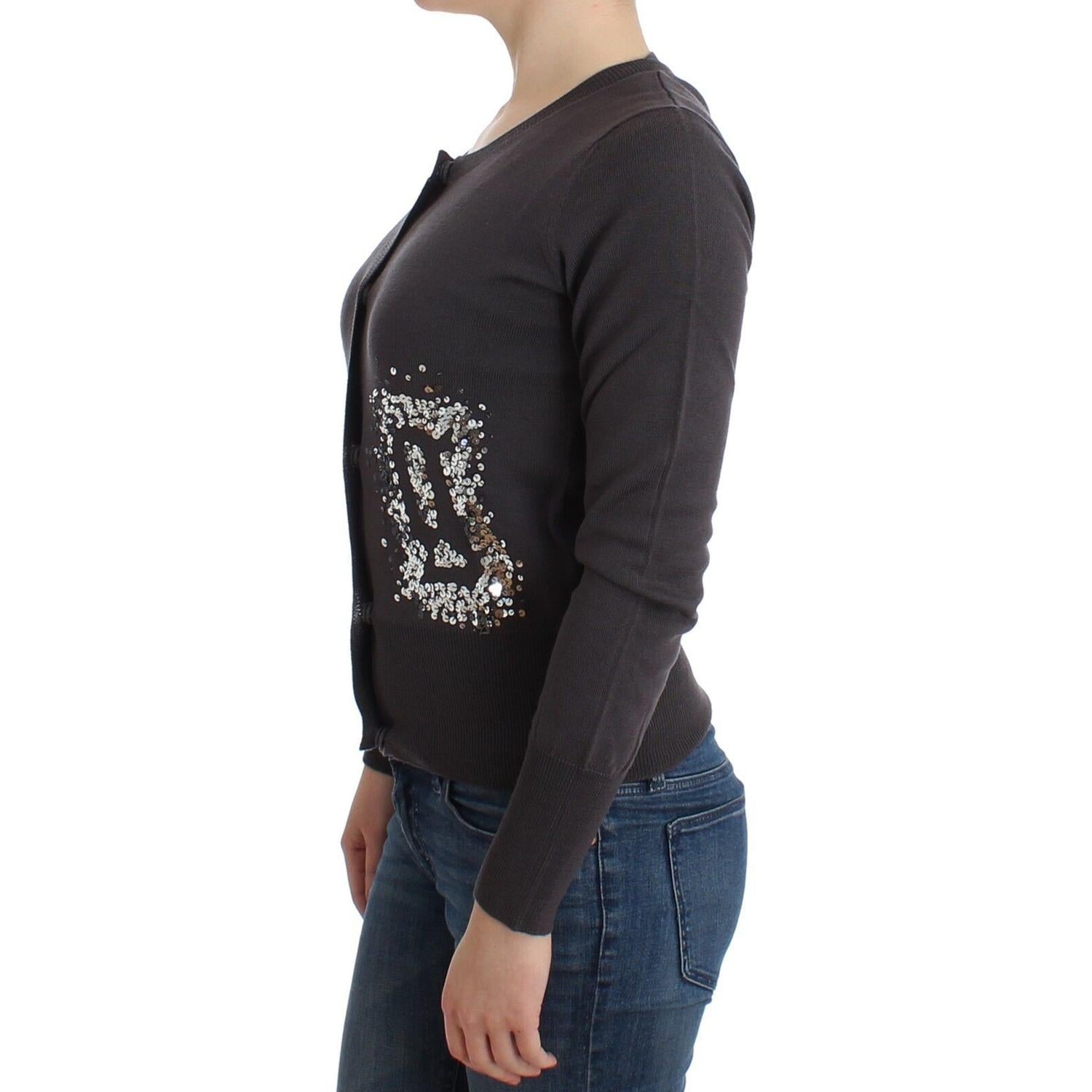 كارديجان أنيق من الصوف باللون الأرجواني من جون جاليانو