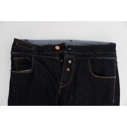 Acht Blue Cotton Regular Straight Fit Jeans
