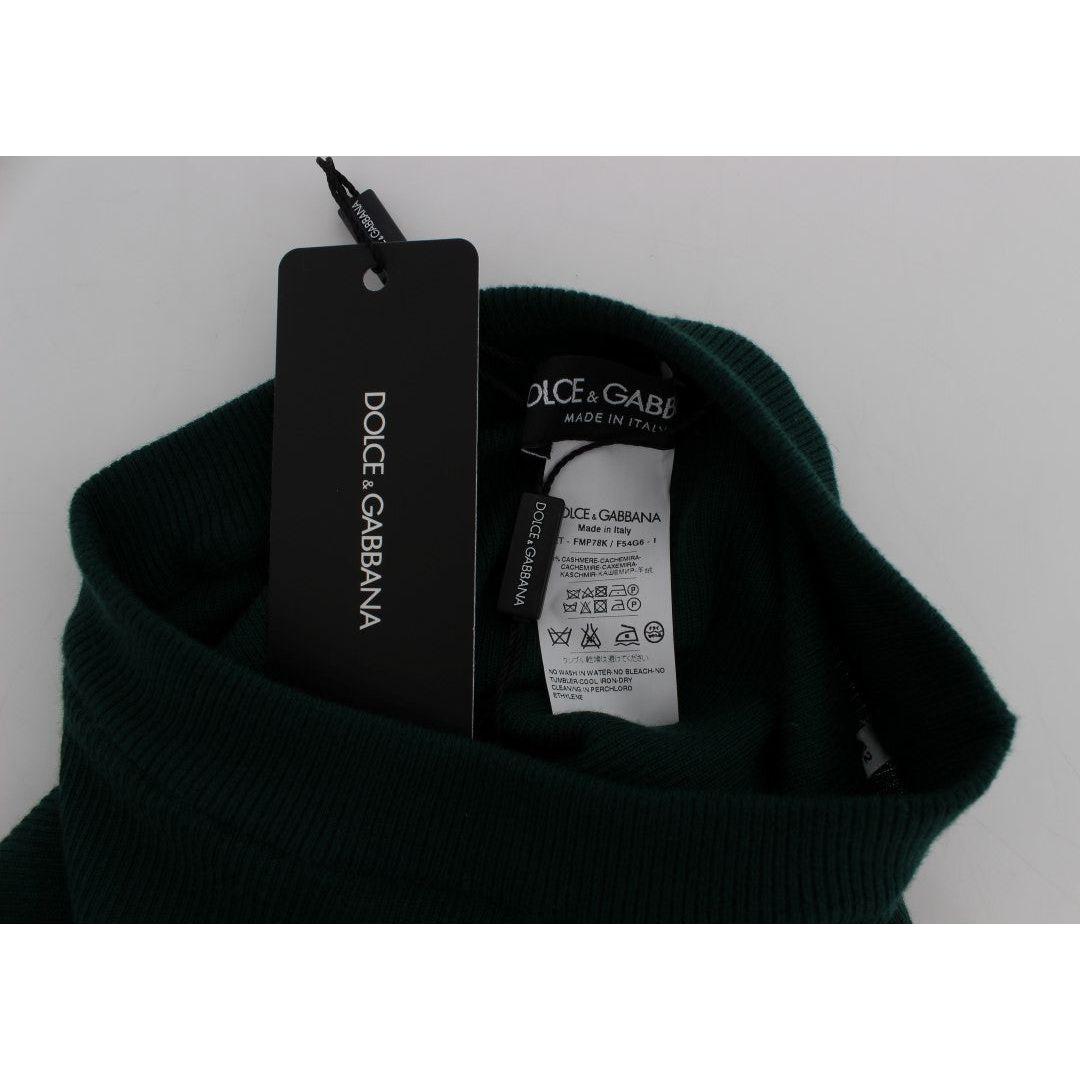 بنطلون كشمير عالي الخصر من مجموعة إيميرالد تريجر من دولتشي آند غابانا