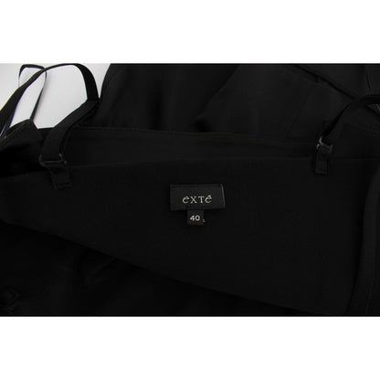 Exte Black Tank Party Evening Top Blouse Exte